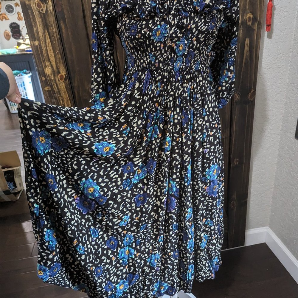 Free People Floral Dress with Pockets